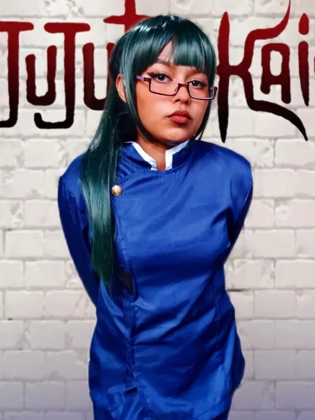 Belo cosplay da Maki Zenin, de Jujutsu Kaisen, da Anny miranda