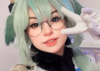 Belo cosplay da Sucrose, de Genshin Impact - Bihune 002