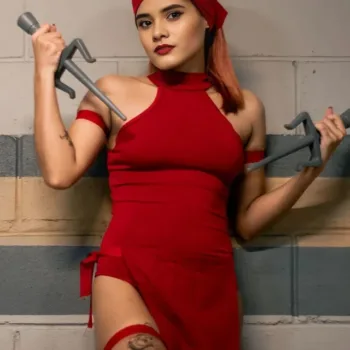 Elektra, da Marvel, ganha belo cosplay da Heloisa - capa 03