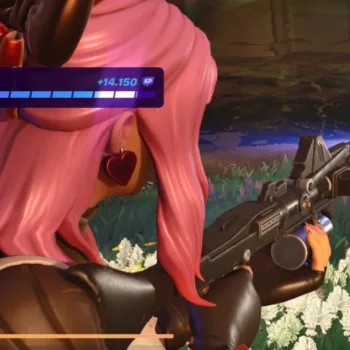 Progressão de Fortnite: Causando dano a jogadores sob o AdrenaEfeito Fortnite - Atirando com o Rifle Blaster capa 01