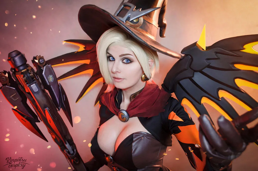 Mercy Witch Cosplay - Overwatch - Kinpatsu 01