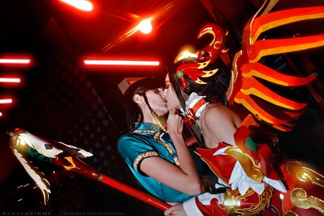 Mercy Zhuque - Cosplay de Overwatch com vestido - 04