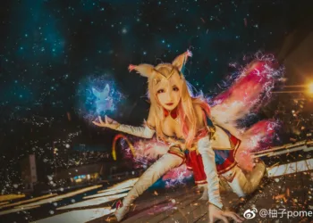 Muita magia neste belo cosplay da Ahri Guardiã Estelar, de League of Legends | Star Guardian Ahri Cosplay - Magical Girl Star Guardian - League of Legends - LoL 01