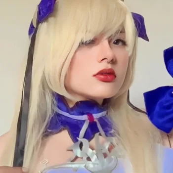 Belo cosplay da Fischl, de Genshin Impact, da Suellen Silva - Foto capa 02