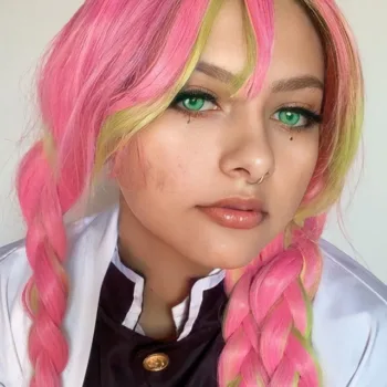 Belo cosplay da Mitsuri, de Kimetsu no Yaiba, da Suellen Silva - capa 01