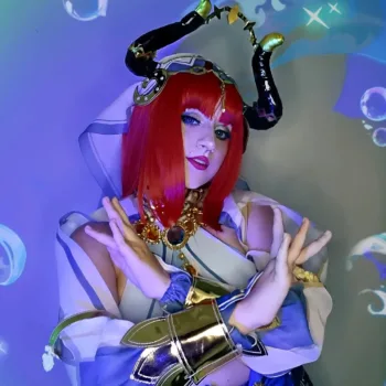 Belo cosplay da Nilou, de Genshin Impact, da Ana - capa 02