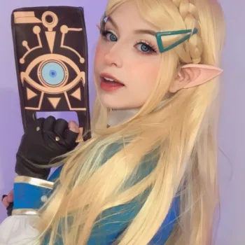 Veja o belo cosplay da Princesa Zelda, da Nintendo, da Bihune Andrade Belo cosplay da Princesa Zelda, da Bihune - capa 01