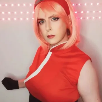 Belo cosplay da Sakura Haruno, de Naruto, da Lola - capa 01