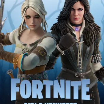 Ciri e Yennefer em Fortnite - capa
