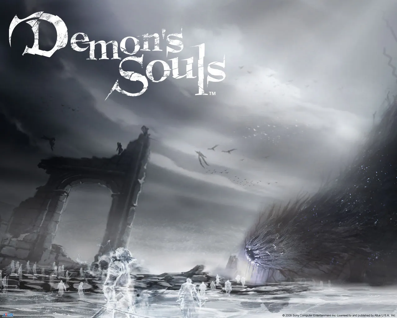 Demons Souls - Pure White Art