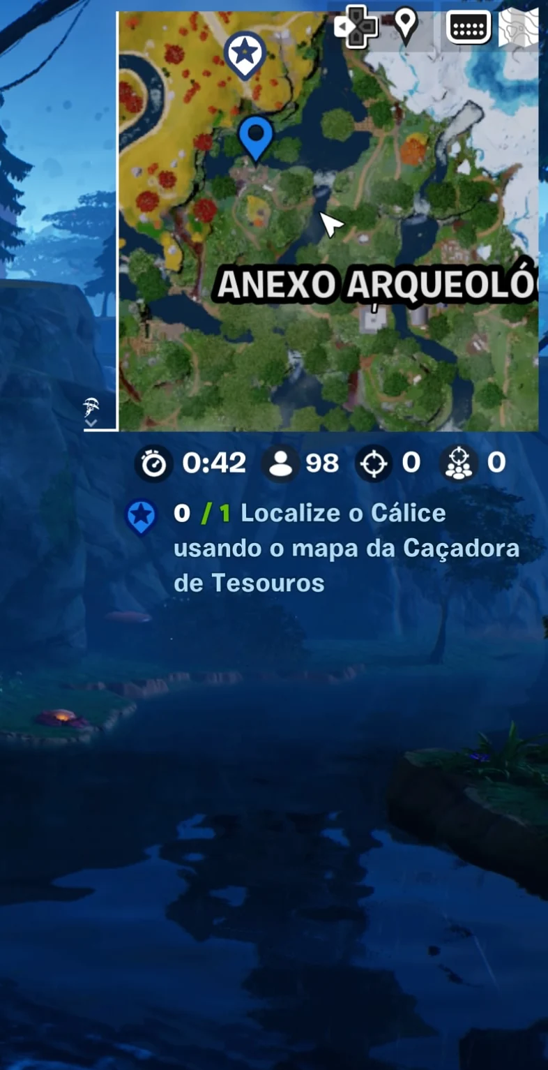 Fortnite: Como localizar o Cálice usando o mapa da Caçadora de Tesouros