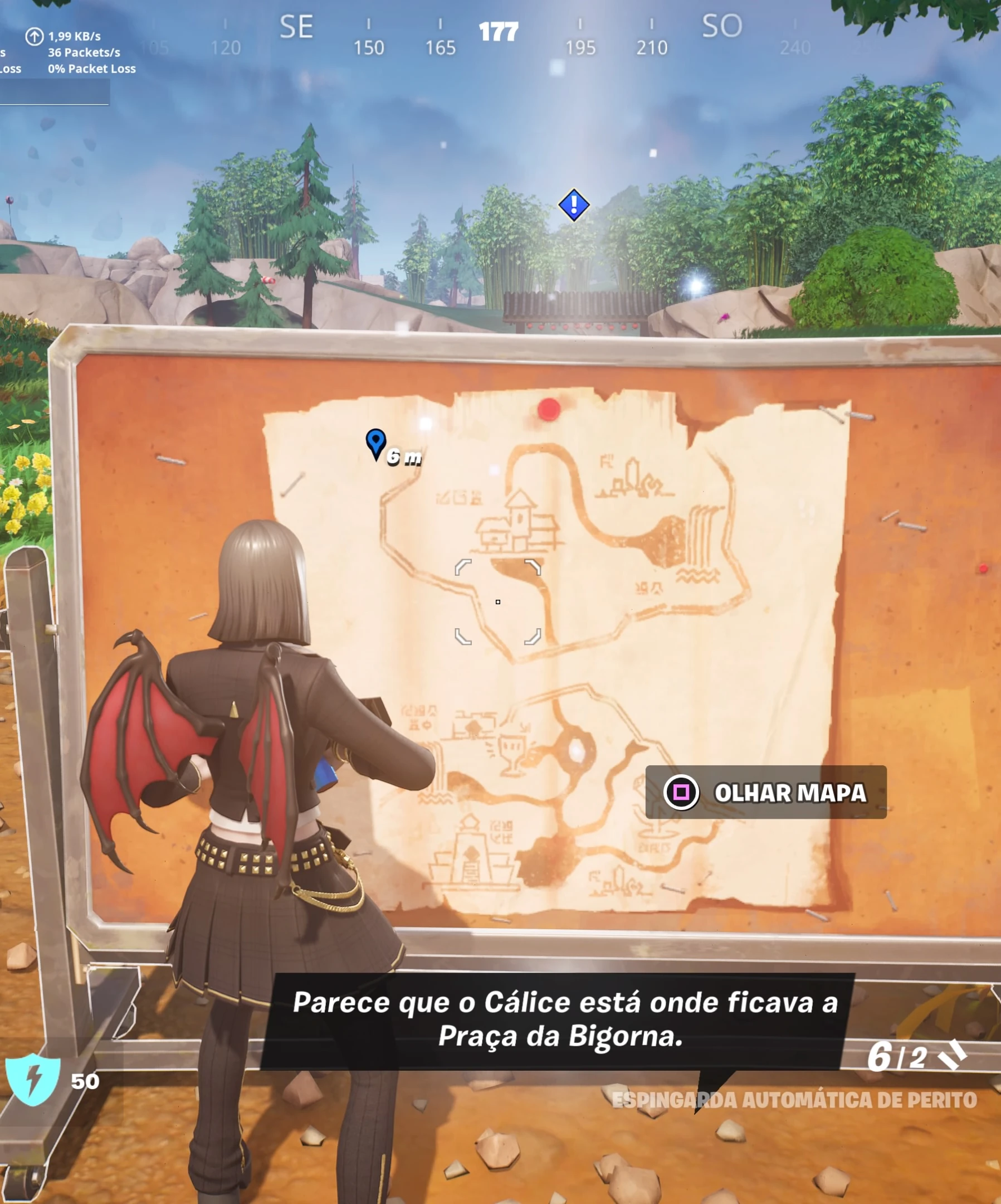 Fortnite: Como localizar o Cálice usando o mapa da Caçadora de Tesouros