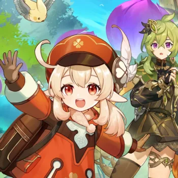 Genshin Impact capa Klee e Collei 001