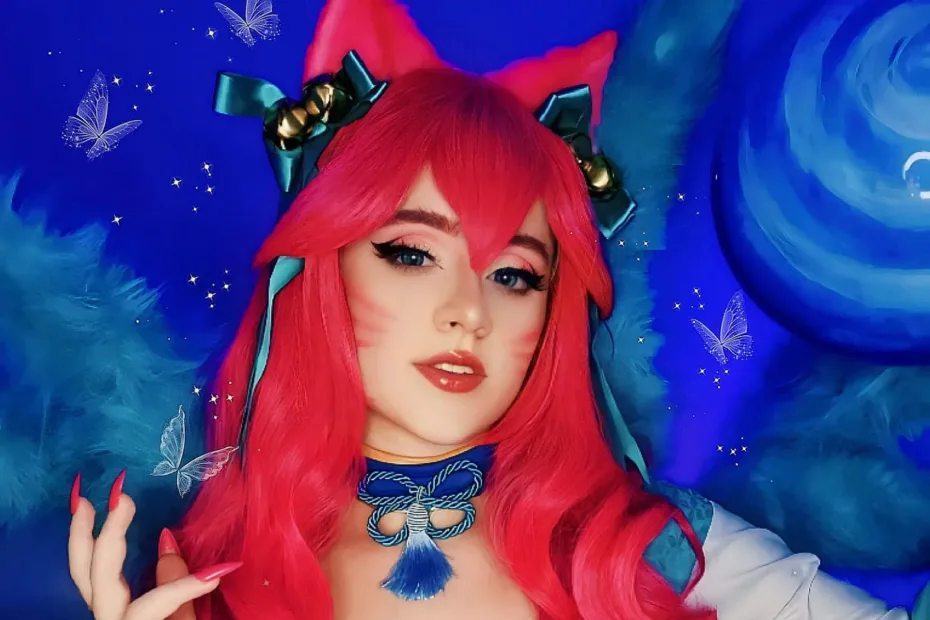 Novas fotos do belo cosplay da Ahri Florescer Espiritual, de League of Legends, da Ana - capa 01