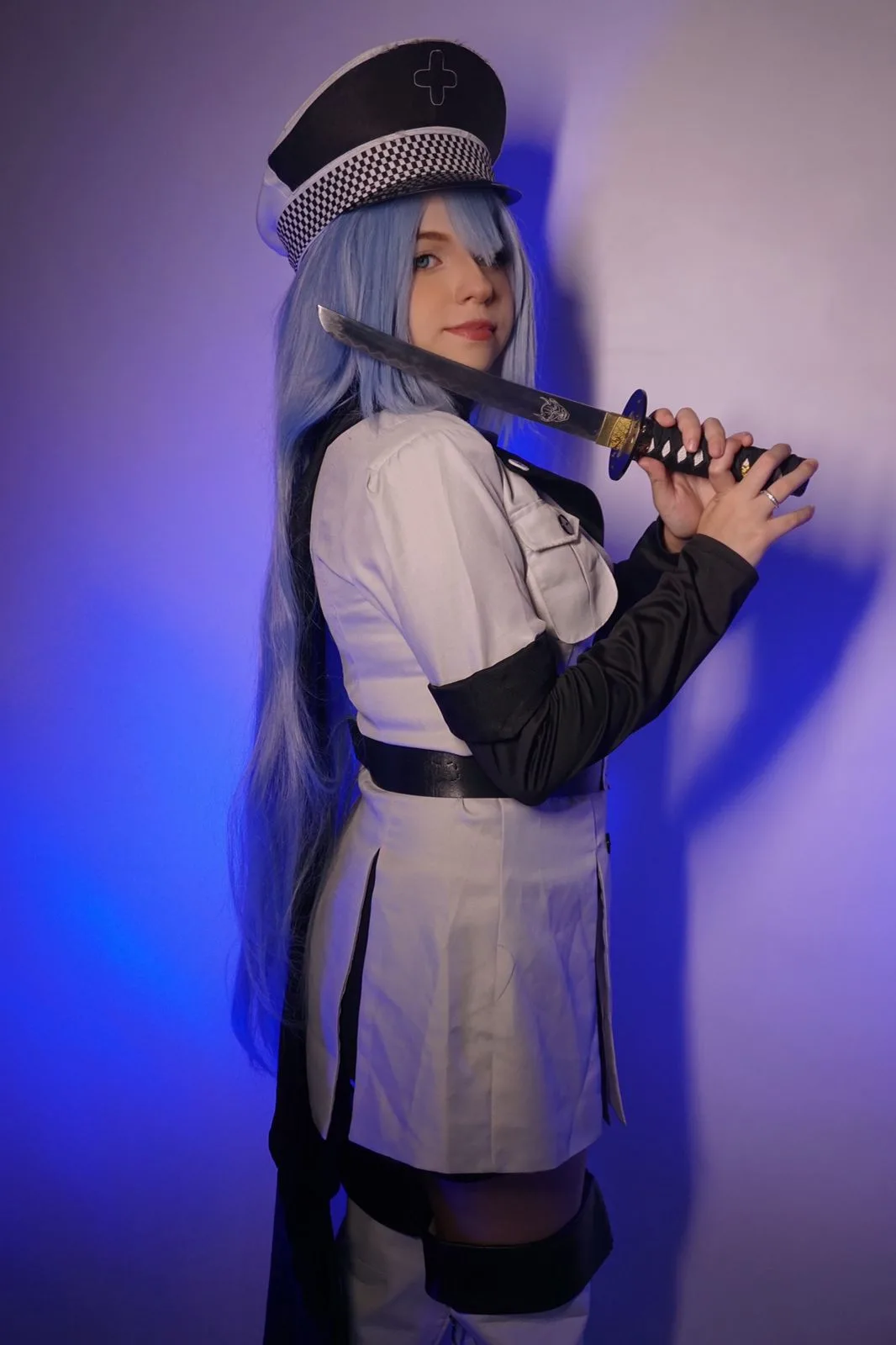 Akame Ga Kill! Jaegers Esdeath Cosplay Costume