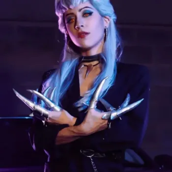 Belo cosplay da Evelynn KDA, de League of Legends, da Scorpion Belo cosplay da Evelynn, de League of Legends, da Scorpion - capa 01