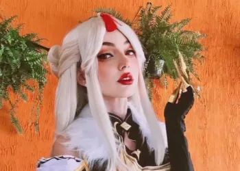 Belo cosplay da Ningguang, de Genshin Impact, da Alice Dias - capa 03