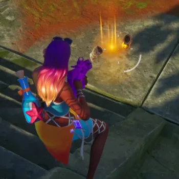 Fortnite: Conseguindo uma Manopla da Ocultação e usando num Ponto de Captura Fortnite - Fazendo a tarefa secreta das Manoplas da Ocultação capa