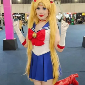Anime Friends - Belo cosplay da Usagi Tsukino, de Sailor Moon - capa 02