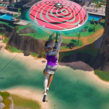 Fortnite - Pousando na ilha nova capa