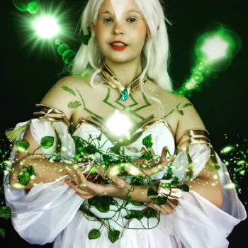 Genshin Impact - Belo cosplay da Nahida com vestido de gala - Miu capa 02