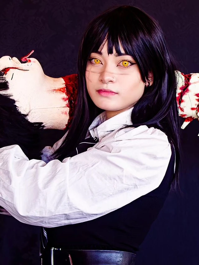 Modelo lululottie.cosplay fez um lindo cosplay da Asa Mitaka de Chainsaw Man, by WotakuGo Brazil