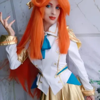 Belo cosplay da Lux Battle Academia Prestige, de League of Legends - capa 02