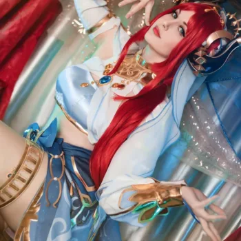 Belo cosplay da Nilou, de Genshin Impact, da Vivian Lee - capa 02