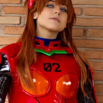Cosplay incrível da Asuka, de Evangelion, da Zayrafando Cosplay incrível da Asuka, de Evangelion, da Zayrafando capa 02