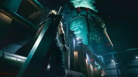 FF VII Remake - Cloud e o Reator Mako - Imagem do RPG