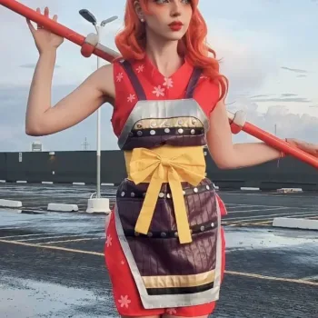 Belo cosplay da Nami, de One Piece, do arco Wano - Alice Dias capa 01