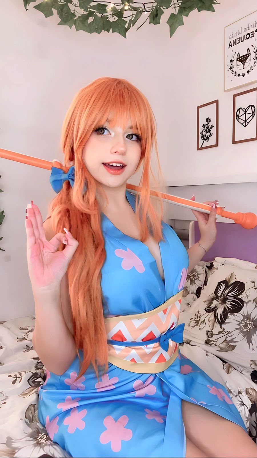 Nami, de One Piece, ganha um lindo cosplay da Bihune