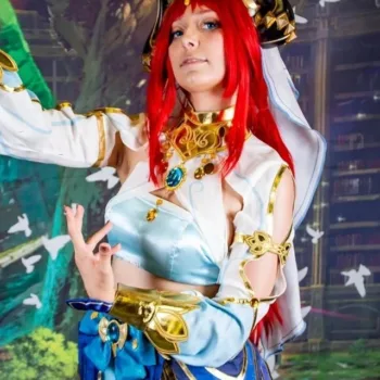 Belo cosplay da Nilou, de Genshin Impact, da Mxiy Belo cosplay da Nilou, de Genshin Impact, da Mxiy - capa 01