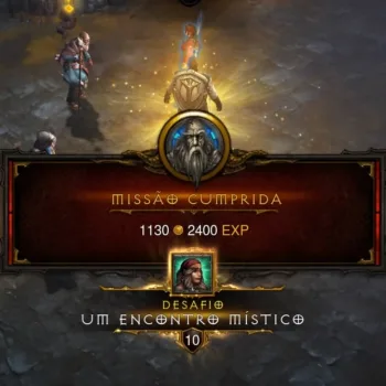 Diablo III Reaper of Souls - Troféu/Conquista "Um encontro místico" Diablo III - Um encontro místico capa