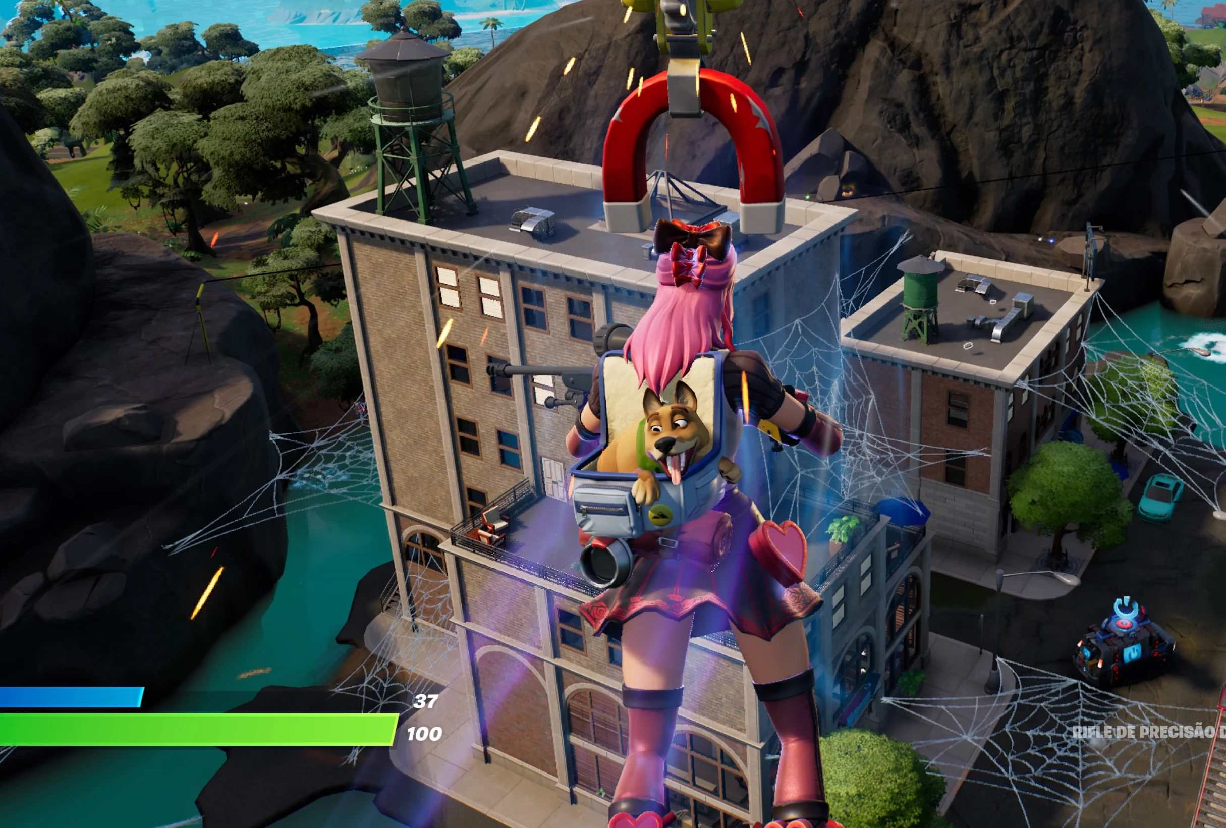 Temporada 5 de Fortnite terá tirolesas apenas na Construção Zero (no mapa do Capítulo 1)