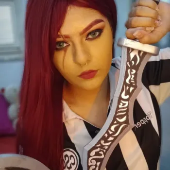 Katarina Red Card Cosplay - League of Legends - Akamee capa 02