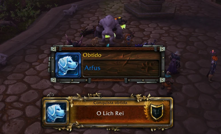 World of Warcraft - Mascote Arfus e a Conquista do Lich Rei