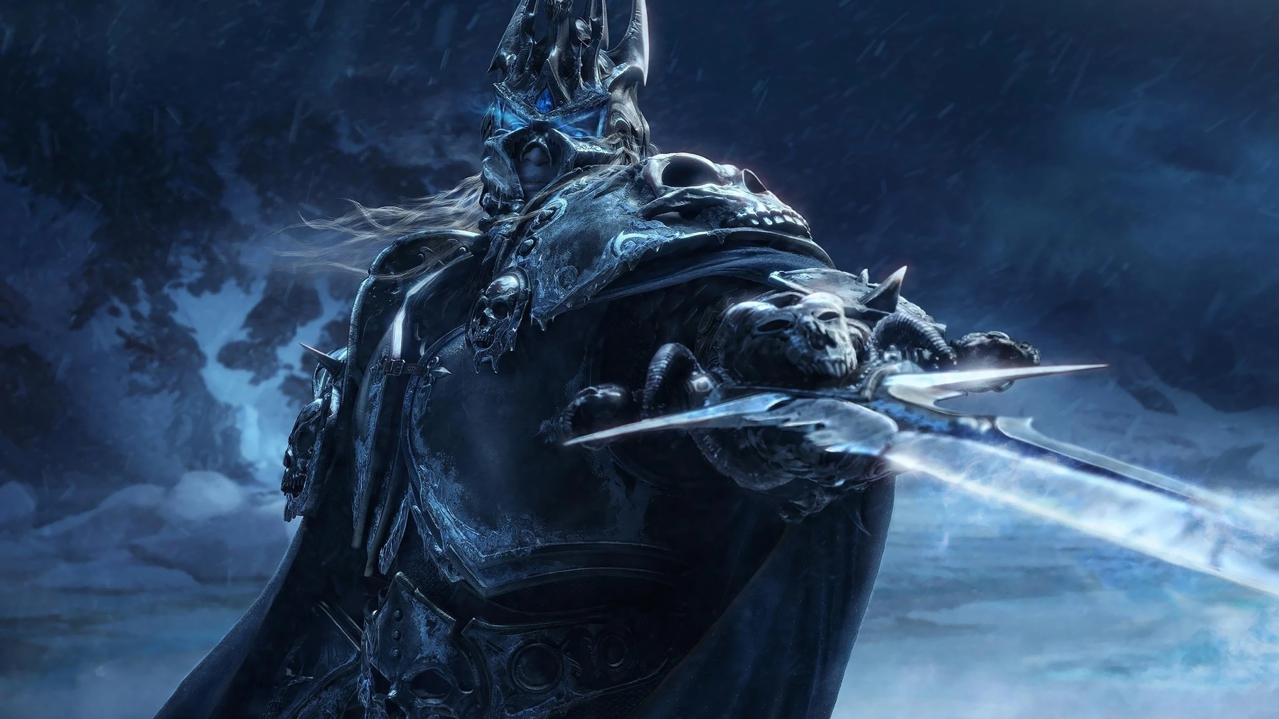 World of Warcraft - Wallpaper Full HD com o Lich Rei