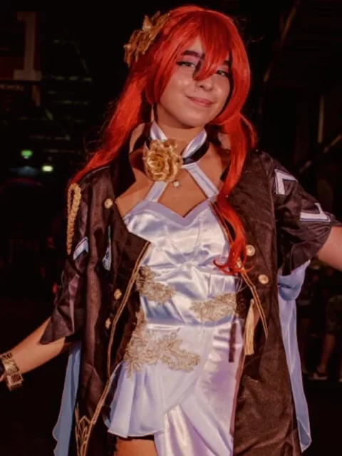 Belo cosplay da Himeko, de Honkai Star Rail, da Fersunny
