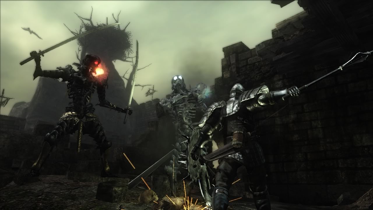 Demon's Souls PS3 Screenshot - 20-11 005 - Esqueletos
