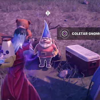 Fortnite - Gnomo de XP ao sul do Parque Agradável - capa