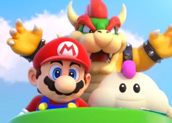 Super Mario RPG - Wallpaper Desktop Full HD - Papel de parede com Mario e Koopa