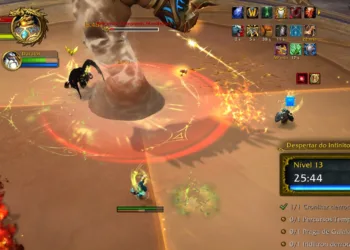 World of Warcraft - Enfrentando os Percursos Temporais Turbulentos em 29-11 - capa