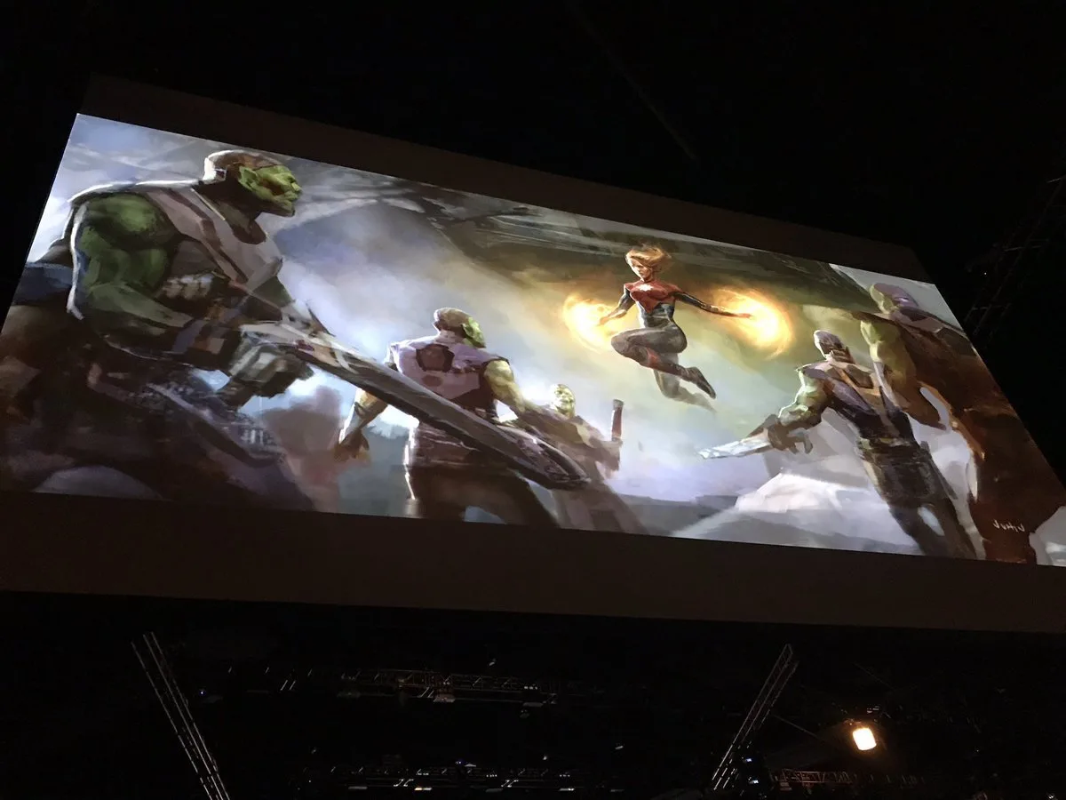 Capitã Marvel - Nova Arte Conceitual da Comic Con 2017 - 02