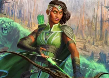 Dungeons and Dragons - Rangers - Human Archer in wood