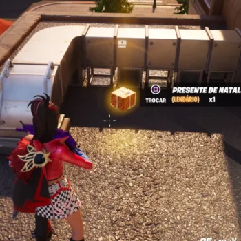 Progressão de Fortnite: Tentando achar presentes de Natal Fortnite - Progressão Equipe Tumulto e Presente de Natal - 18-12 CAPA