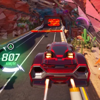Fortnite: Rocket Racing pode receber modo "Death Race" em breve, segundo leaker Fortnite Rocket Racing capa