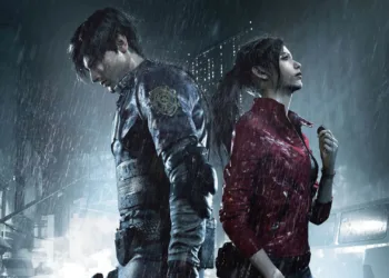 Resident Evil 2 - New Key Visual - Leon e Claire - Wallpaper Full HD - 1920x1080