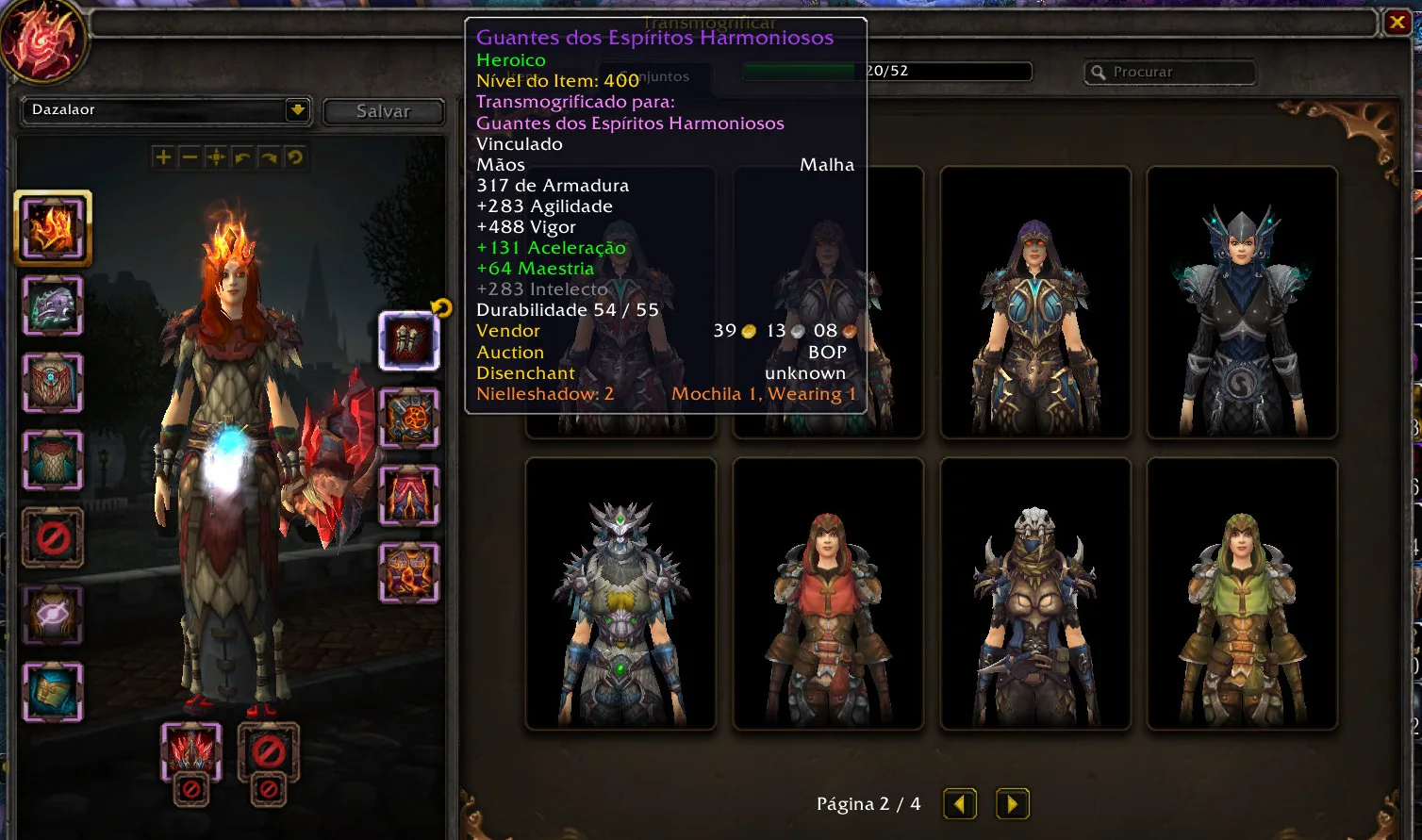 World of Warcraft terá mais opções de customização de transmogs em breve World of Warcraft Transmogs - Caçadora Topo