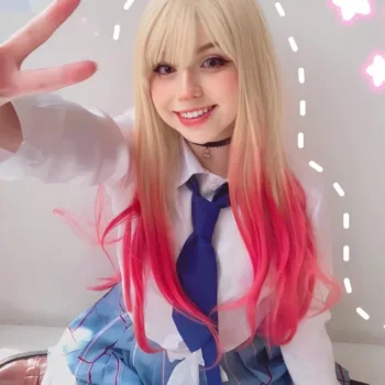 Veja o belo cosplay da Marin Kitagawa, de My Dress-Up Darling, da Bihune Belo cosplay da Marin, de My Dress-Up Darling - Bihune capa 02